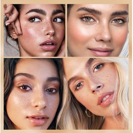 Freckle Pen Set for Natural Makeup – Long-Lasting Waterproof Fake Freckles Marker Kit – Easy to Use Henna Freckle Tint Pen for Realistic Look – Freckle Stamp for Face and Skin Design