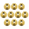 TIRYTU Titanium Flange Nut M8x1.25, Gold