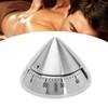 Pointed Mechanical Timer Clear Scale Stainless Steel Cooking Mechanical Reminder
