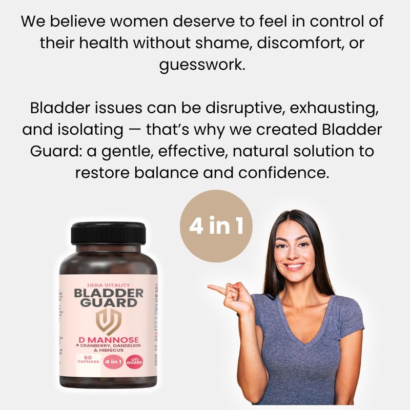 Bladder Guard - D Mannose Complex with Cranberry, Hibiscus &
