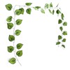 Simulation Watermelon Leaf Rattan Green Leaf Plant Ceiling Decoration Vine