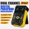 Digital Phospher Oscilloscope 2 Channels 180MHz Bandwidth Handheld Oscilloscope with