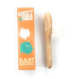 Gooshy & Goose Baby Soft Hair Brush with Wooden Handle & Supersoft Bristles