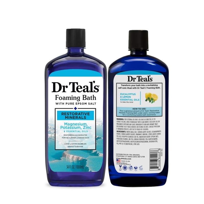 Dr Teal's New 2025 Restorative Minerals | Pure Epsom Salt