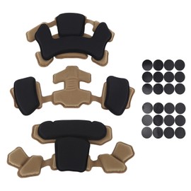 Helmet Padding Helmet Liner System Sponge Cushion Foam Pads Replacement Universal Padding Inner Protective Pads Set Kit Brown