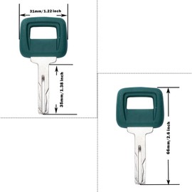 9Pcs Ignition Starter Keys for Heavy Equipment 11039228 17225331 Volvo Key Compatible with Volvo Loader Haul Truck Laser Cut Clark Michigan and More