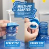 TERA PUMP TRDNC100 REUSABLE NO-SPLASH CAP for 5 Gallon Water
