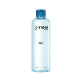 Torriden Dive In For Men Low Molecular Hyaluronic Acid Skin 300ml / 다이브인 포맨 저분자 히알루론산 스킨 300ml
