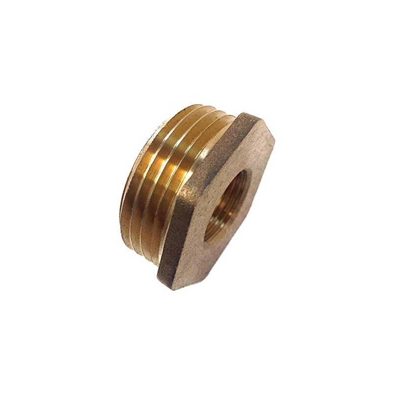 1 Inch BSP x 1/2 Inch BSP Brass Reducing Bush