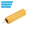 PATIKIL 2pcs 100W 5ohm Aluminium Case Resistor Housing Wire Resistors