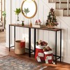 HOOBRO Narrow Console Table, 29.5" Small Entryway Table, Thin Sofa
