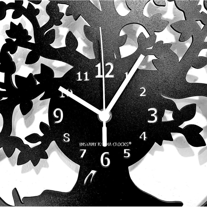 Instant Karma Clocks Wall Clock Tree of Life Wall Decoration