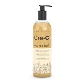 CRE-C Shampoo Proteccion 500 Ml Celulas Madre de Oliva Silvestre Que Te Ayudan a Proteger Tu Cabello de Los Tintes Decoloraciones Alaciados Rayos UV Manteniendo La Vitalidad Y La Salud de Tu Cabello
