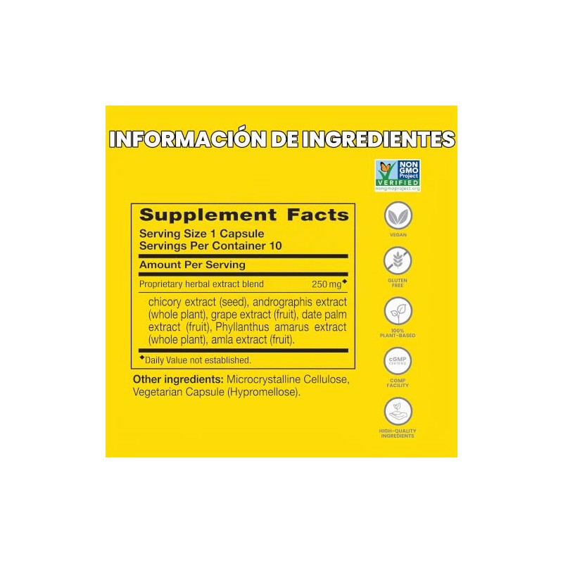 Himalaya PartySmart Suplemento Herbal, 10 Sobres con 1 Cápsula c/u,