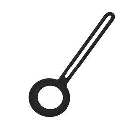 Silicone Tracker Holder with Strap – Ideal for Pet Collars, Bags, and Luggage – Compatible with AirTag