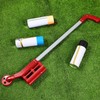Zonon 1 Pcs Industrial Wheeled Marking Wand for Line Paint