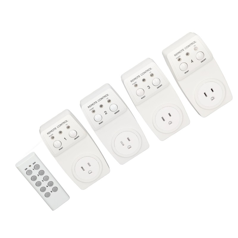 Smart Switch Socket with Remote Control Wireless Power Outlet Set