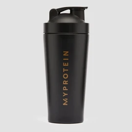 My Protein Golden Metal Shaker Black