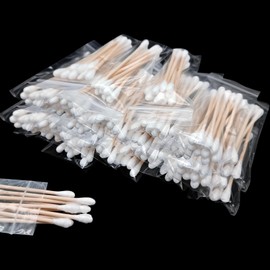 100 PCS (10 Pack of 10) Travel Size Cotton Swabs for Ears,Individually Wrapped Cotton Swabs,Round Tipped Round Ear Swab,Ear Sticks,Travel Ear Cleaning Cotton Buds for Travel Makeup,Hotel