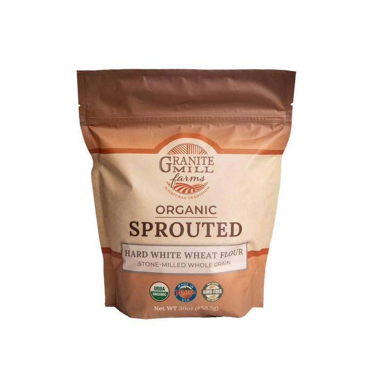 Granite Mill Farms Sprouted Organic Hard White Wheat Flour, 30