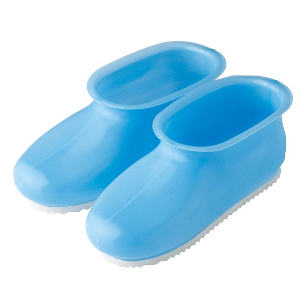 LEC Simple Bath Boots, 11.0 inches (28 cm), Shallow Type, Blue