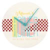 Wall Clock 24 Hour Mums Diner Clock