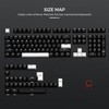 HITIME XVX WOB Double Shot PBT Keycaps Set 138 Keys,