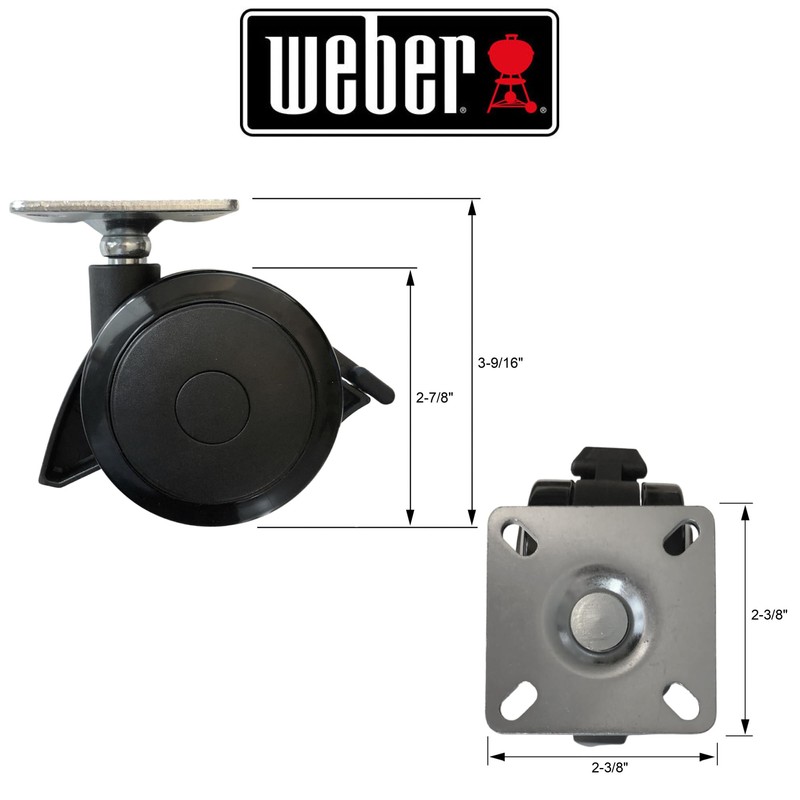Weber # 69828 Locking Caster for Spirit 200/300 Series Grills