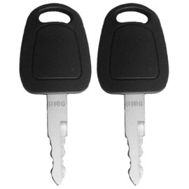 2 Pack Keys for Doosan, Daewoo, Terex, Bobcat E80 F900 Excavator K1009605, D100 (2)