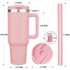 BJPKPK - Vasos aislados con asa y pajita, vasos de