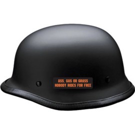 USA Biker Goods Ass Gas Or Grass Nobody Rides For Free Motorcycle Helmet Stickers