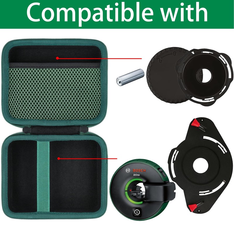 co2CREA Hard Carrying Case for Bosch 2-in-1 Line Laser Atino