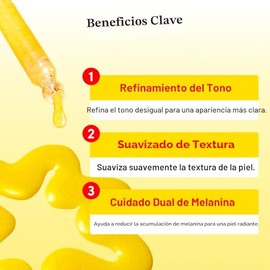 EQQUALBERRY Suero iluminador de vitaminas | Niacinamida 4% y TXA | Suero iluminador de vitamina C para brillo facial con ácido hialurónico | Cuidado d
