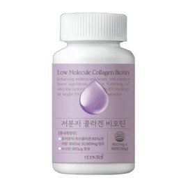 Low molecule collagen biotin 600mgx60 tablets Young 300 Dalton Eco Vital / 저분자 콜라겐 비오틴 600mgx60정 어린 300달톤 에코바이탈