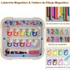Tablero de Dibujo Magnético, 2 en 1 Tablero de Garabatos