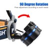 7 Core Headlight Long Range USB Rechargeable Headlamp Outdoor Work
