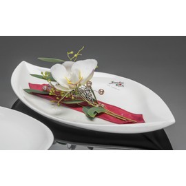 Sandra Rich Porzellanschale Leaf oval 27,0 x 16,0 cm