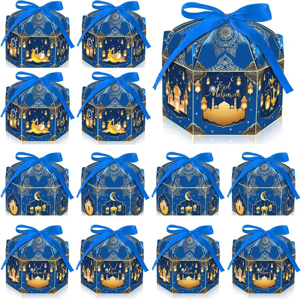 Jremreo Jremreo 12 Pack Ramadan Eid Mubarak Treat Boxes -