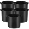 Garden4Ever 5-Pack 15 Gallon Grow Bags Heavy Duty Container Thickened