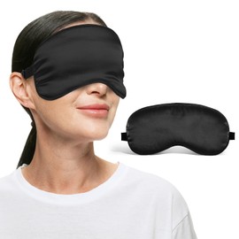 Oruola Sleeping Eye Mask,Sleep Masks with Gel Eye Packs for Puffy Eye,Dark Circles,Travel Eye Mask for Sleeping Airplane,Night Masks for Sleeping for Women,Home Office Travel Yoga Medditation,Black