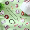 Cholemy 98 Pcs Baseball Party Favors Acrylic Baseball Key Chain
