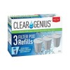 Clear Genius Filter Pod Refills (Pack-3) SR-3, Includes 3 Filter