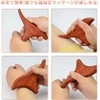 DFsucces ツボ押し棒 天然木 押しやすく 絶妙な形 足ツボ 肩 首 背中 マッサージ