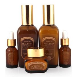 Korean Cosmetics_3w Clinic Premium Placenta Age Repair Special 3pc Gift Set