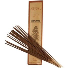 GURU SHOP Arjuna Incense Sticks, Balinese Incense Sticks, Sandalwood, Brown, 26 x 6 x 0.5 cm, Incense Sticks from Bali