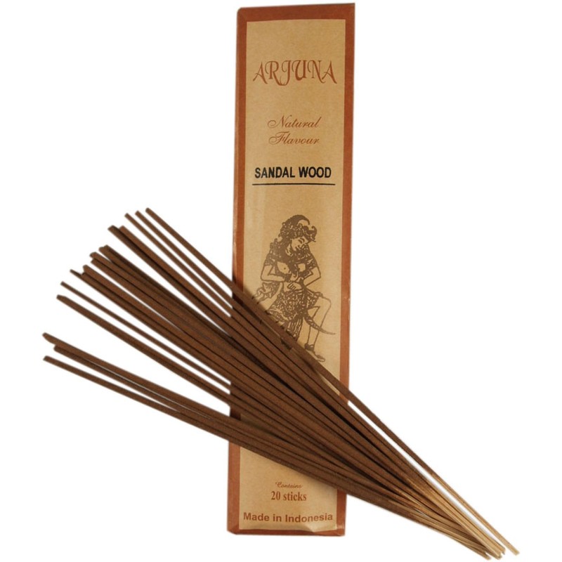 GURU SHOP Arjuna Incense Sticks, Balinese Incense Sticks, Sandalwood, Brown,