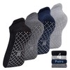 unenow Unisex Non Slip Socks with Grips Cushion for Yoga