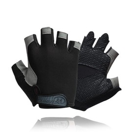 KSUKTSW Atmungsaktive Gewichtheber-Handschuhe für Damen und Herren, Handschuhe für Fitness, Fingerlose Workout-Handschuhe für Crossfit, Bodybuilding, Radsport, Gym, Krafttraining (L)