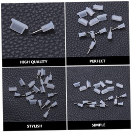 Operitacx 20Paare USB C Staubschutzstecker Kopfhöreranschluss mit Reinigungsbürste Kompatibel mit Telefonen Effizienter Schutz für C Anschlussgeräte