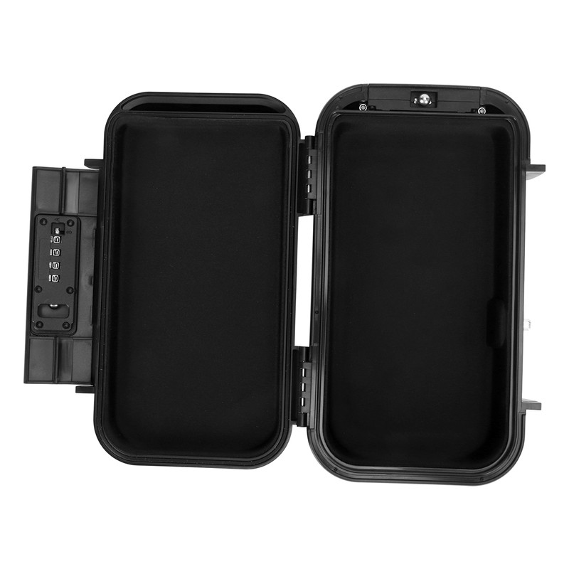 Portable Security Case Lock Box Safe Mini Travel Safe 4